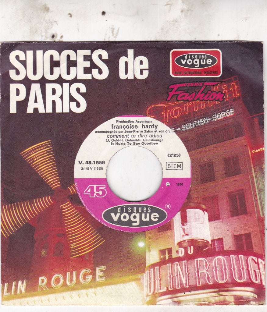 Francoise Hardy ( 1968 ), Ophalen of Verzenden, Gebruikt, 7 inch, Pop
