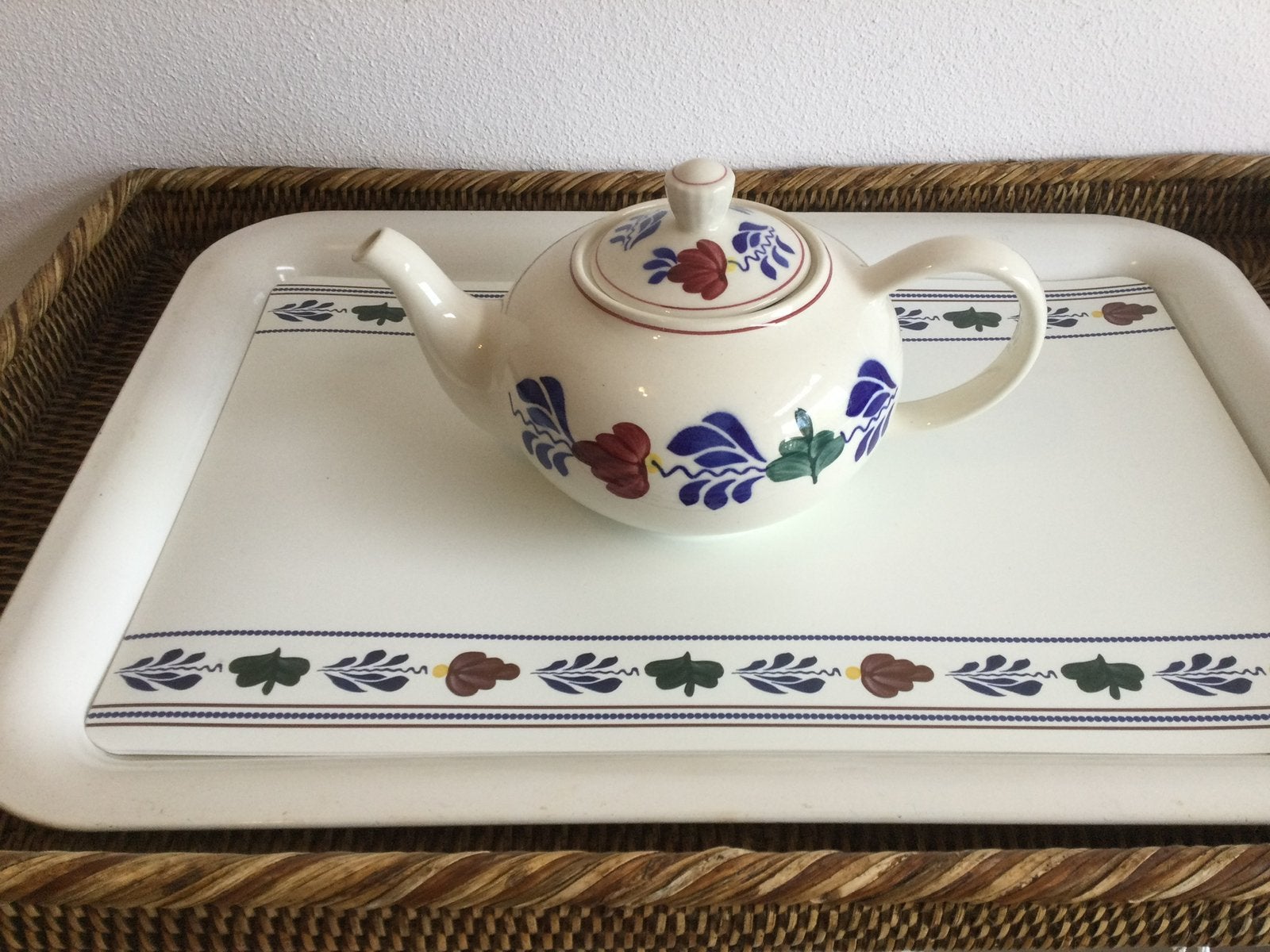 Boerenbont Boch België ( Zeeland Theepot ), Ophalen of Verzenden, Zo goed als nieuw, Aardewerk, Overige typen