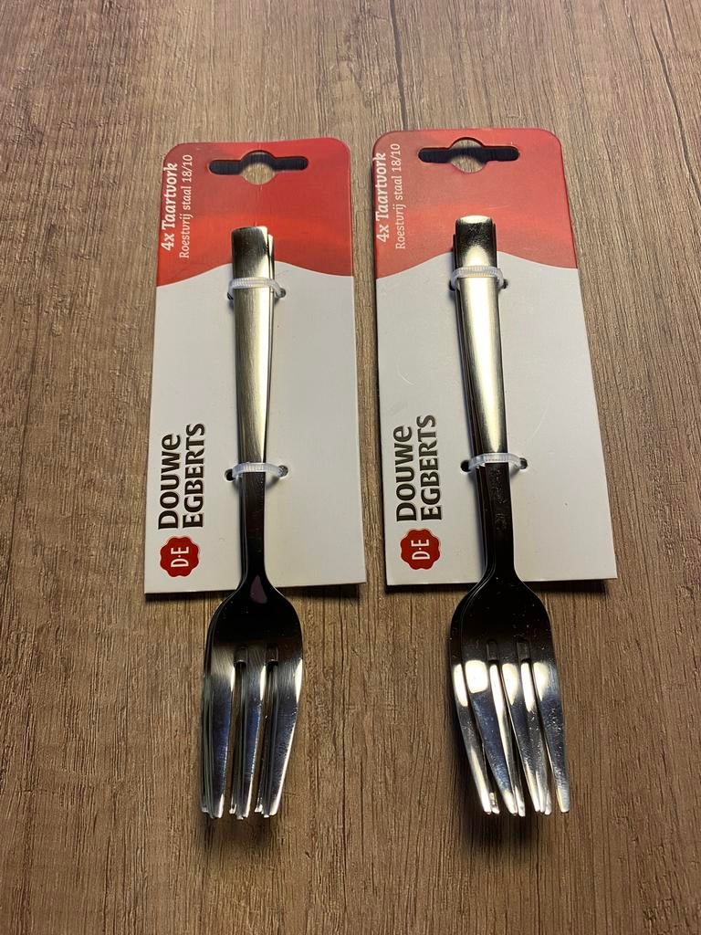 Gebak vorkjes, Ophalen of Verzenden, Nieuw, Rvs of Chroom, Los bestek