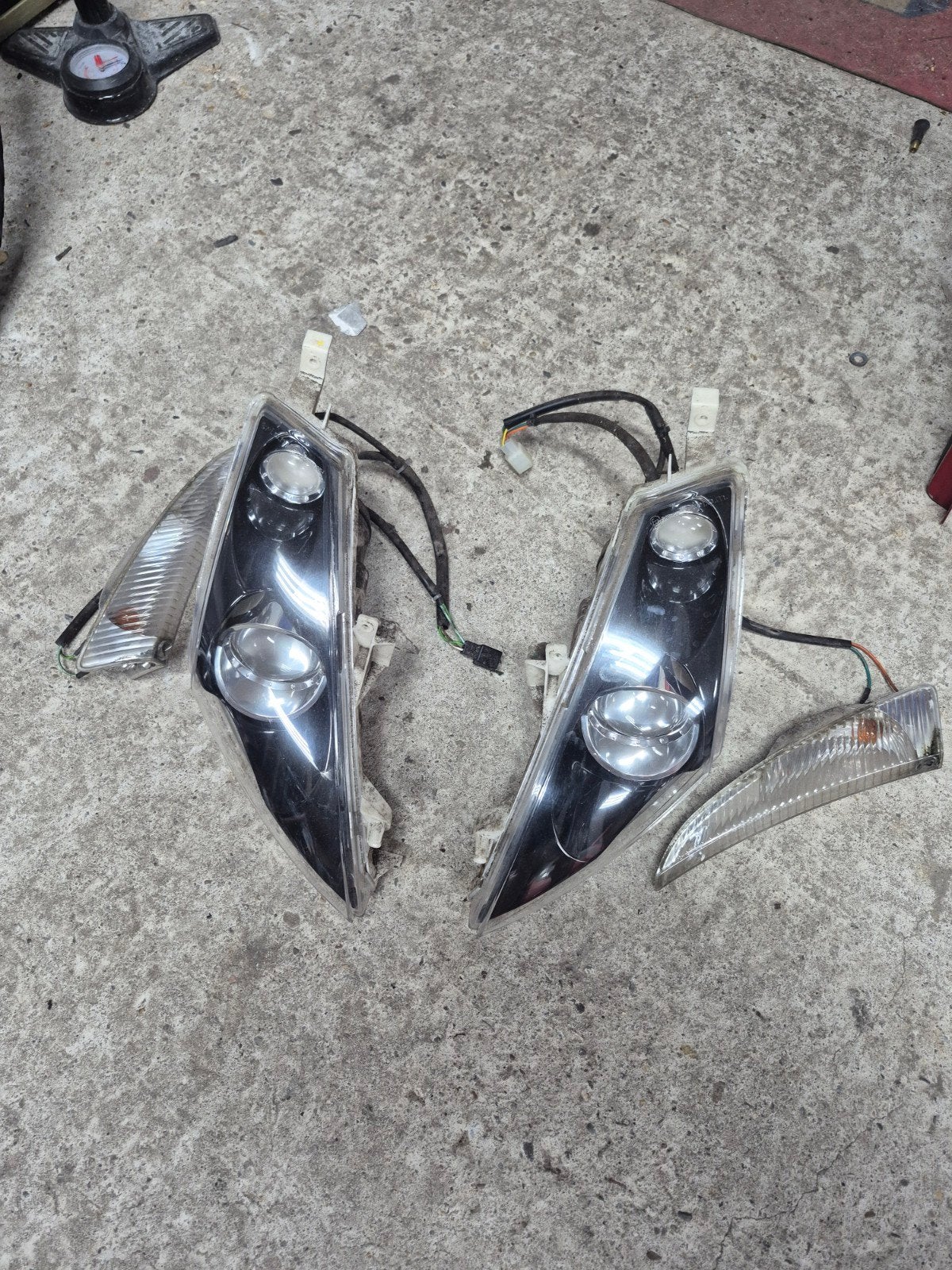 Peugeot jetforce koplampen met knipperlichten, Ophalen of Verzenden, Overige typen, Peugeot