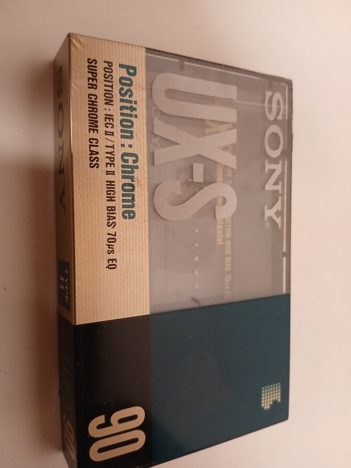 sony UX-S 90 type 2 Chrome cassettebandje nieuw in seal, Ophalen of Verzenden, Nieuw in verpakking, Overige genres, 1 bandje
