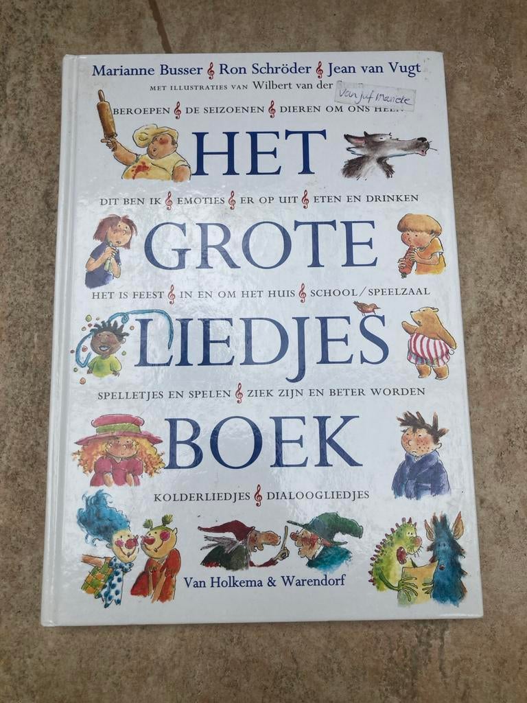 Het Grote Liedjes Boek - Marianne Busser & Ron Schröder, Boeken, Fictie algemeen, Jongen of Meisje, Ophalen of Verzenden, Zo goed als nieuw