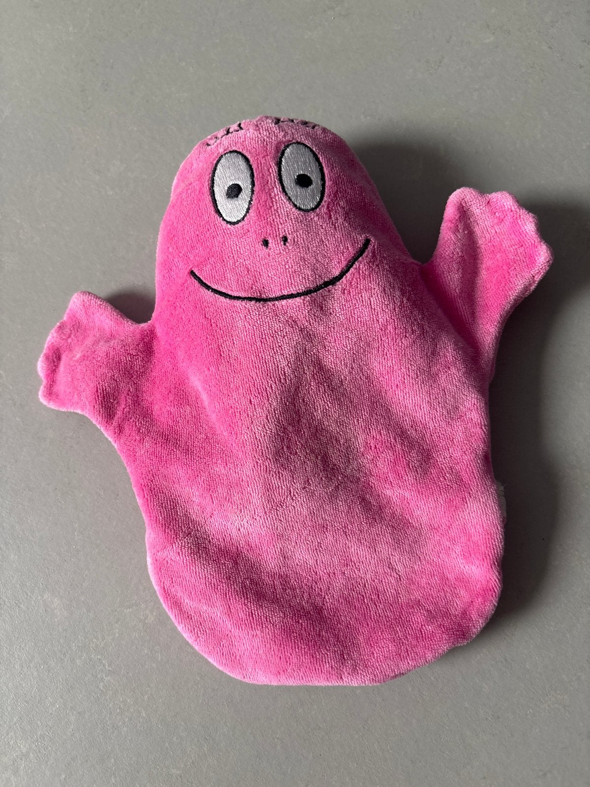 Roze Barbapapa handpop, Ophalen of Verzenden, Gebruikt, Jongen of Meisje