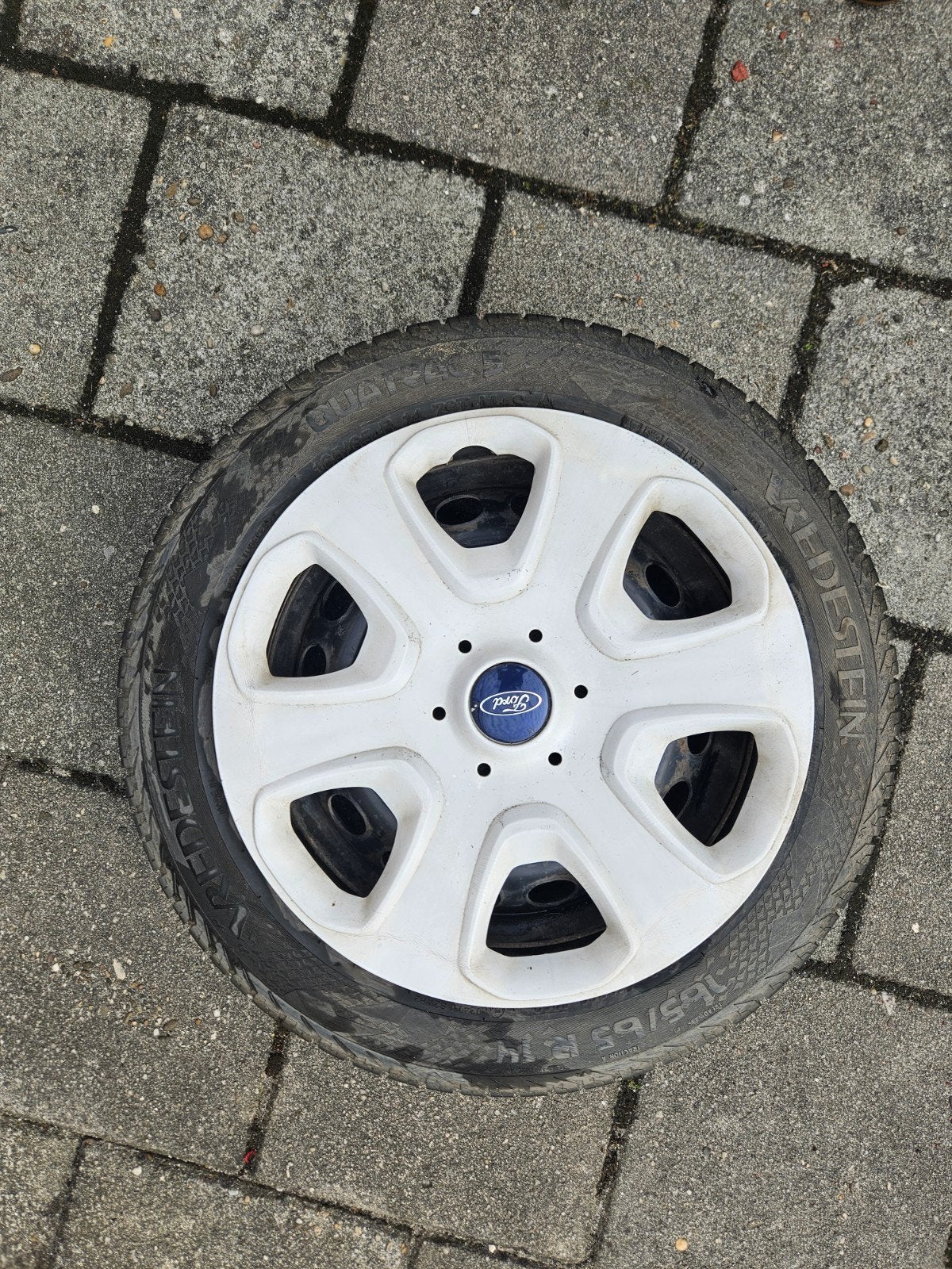 Vredestein 165/65 r14 stalen velg+band, Ophalen of Verzenden