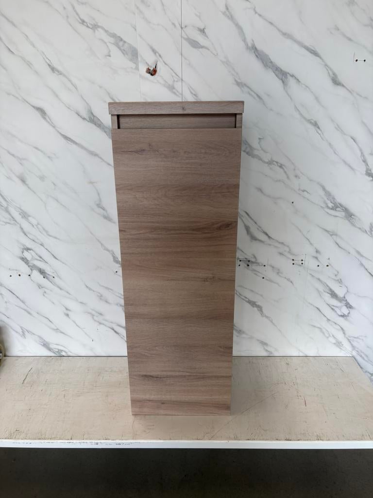 H&R Badmeubelen halfhoge kast 130cm – Rockford Oak