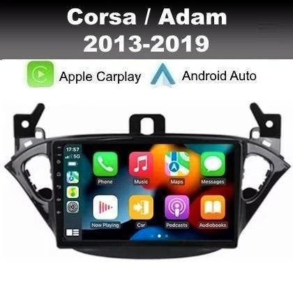 Opel Corsa E Adam navigatie android 14 apple carplay dab+, Auto diversen, Autoradio's, Nieuw, Ophalen of Verzenden