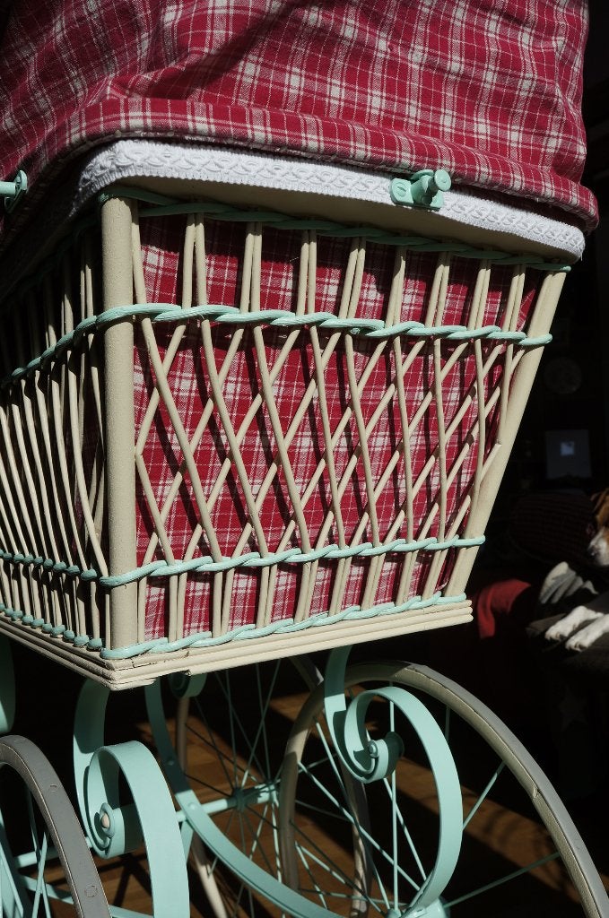 Kinderwagen antiek Naether gerestaureerd, Ophalen of Verzenden