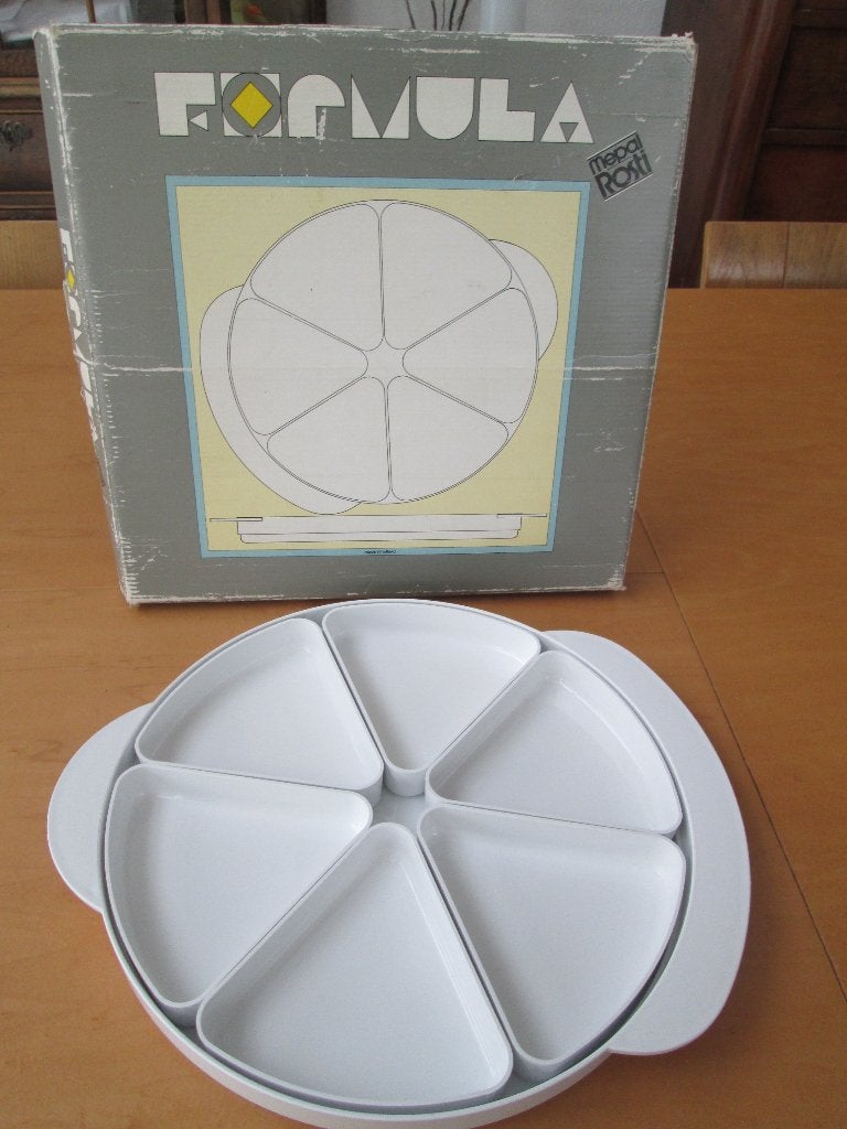 Mepal Rosti Formula dienblad + 6 partybakjes, Ophalen of Verzenden, Gebruikt