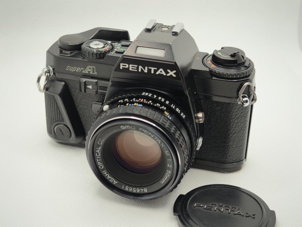Pentax Super A filmcamera SLR, Ophalen of Verzenden, Gebruikt, Spiegelreflex, Pentax