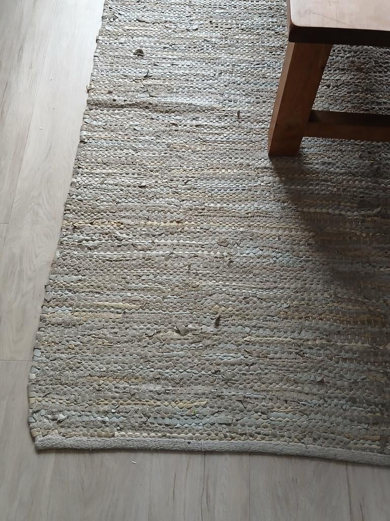Vloerkleed  - Natuurlijke look, Ophalen, Gebruikt, Grijs, 150 tot 200 cm