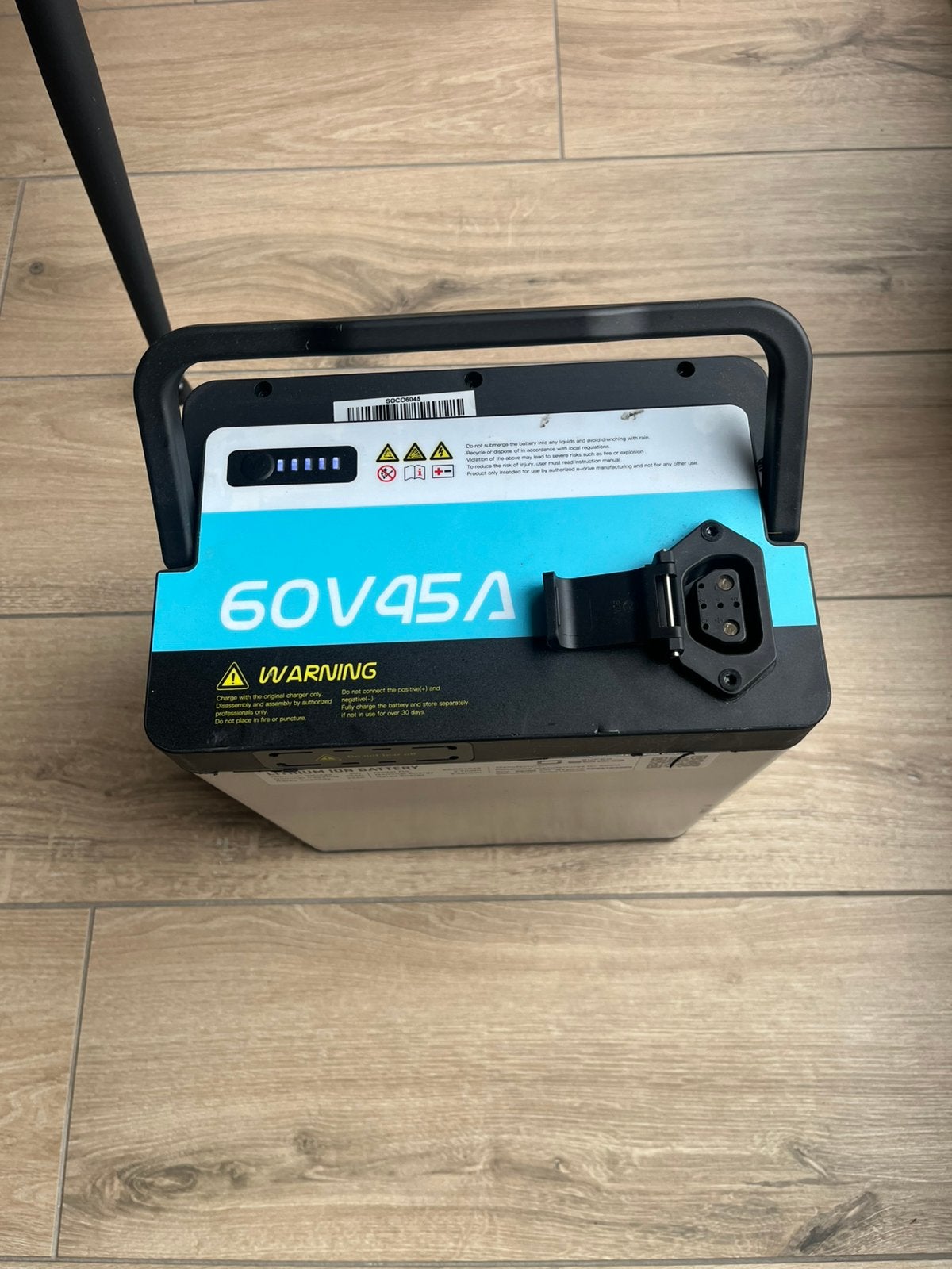 Super Soco CPX accu 60V 45AH, Gebruikt