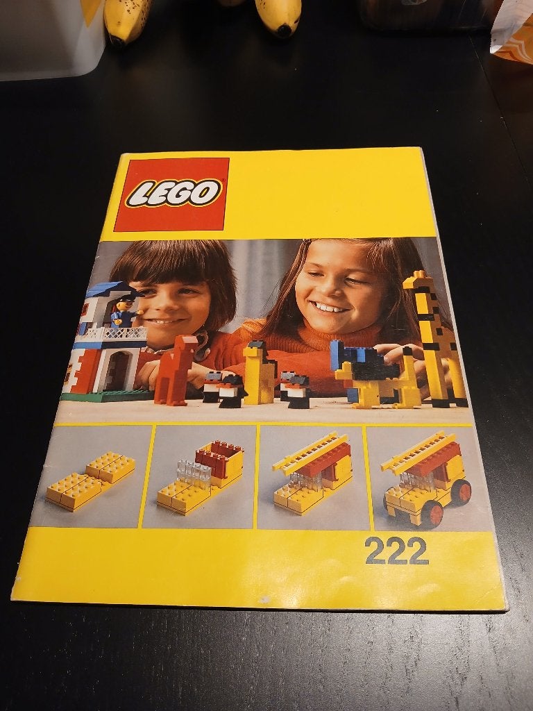 Lego 222 instructieboekje (ca1960), Ophalen, Gebruikt, Overige thema's, Lego