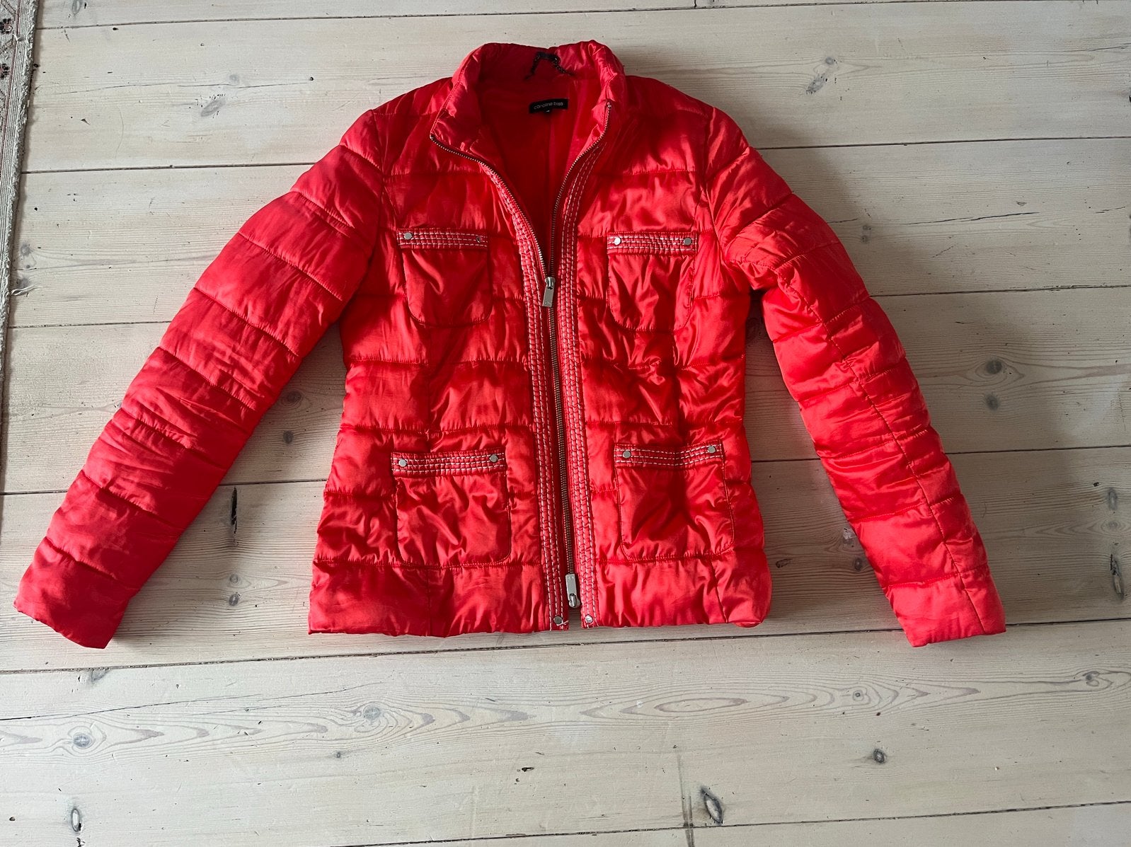 Caroline Biss-donsjasje-met zilverdraad details-maat 36, Kleding | Dames, Ophalen of Verzenden, Zo goed als nieuw, Maat 36 (S)