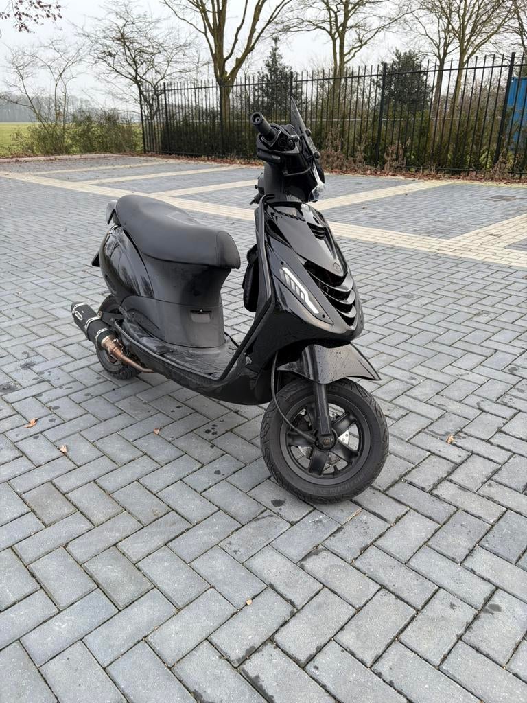 Piaggio zip 80cc (full malossi) Blauwe plaat, Ophalen, Zo goed als nieuw, Benzine, Zip