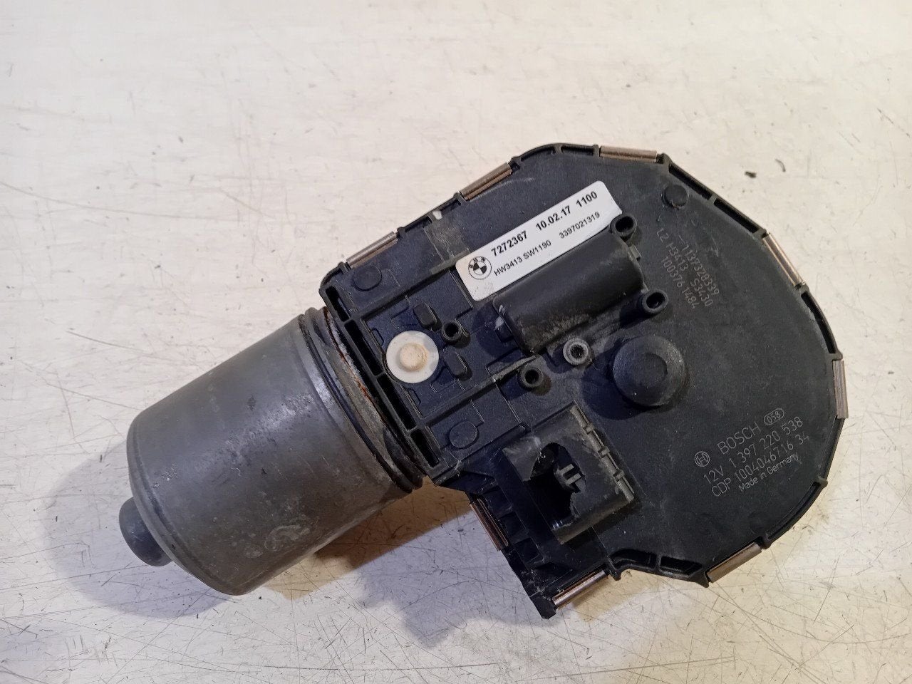 Ruitenwissermotor voor BMW 5 serie, Onderdelen@venauto.nl, Van der Ven Autorecycling B.V., Gebruikt, Ettenseweg 76, 4706 PB Roosendaal, The Netherlands