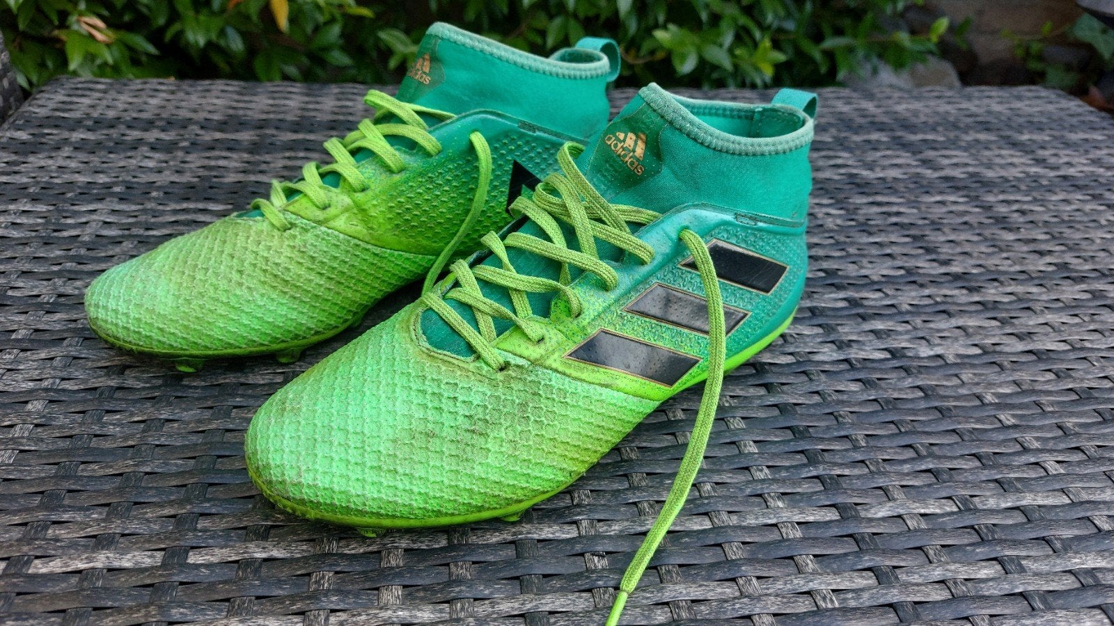 Adidas Ace 17.3 voetbalschoenen - Groen - Maat 42, Sport en Fitness, Voetbal, Ophalen of Verzenden, Gebruikt, Schoenen