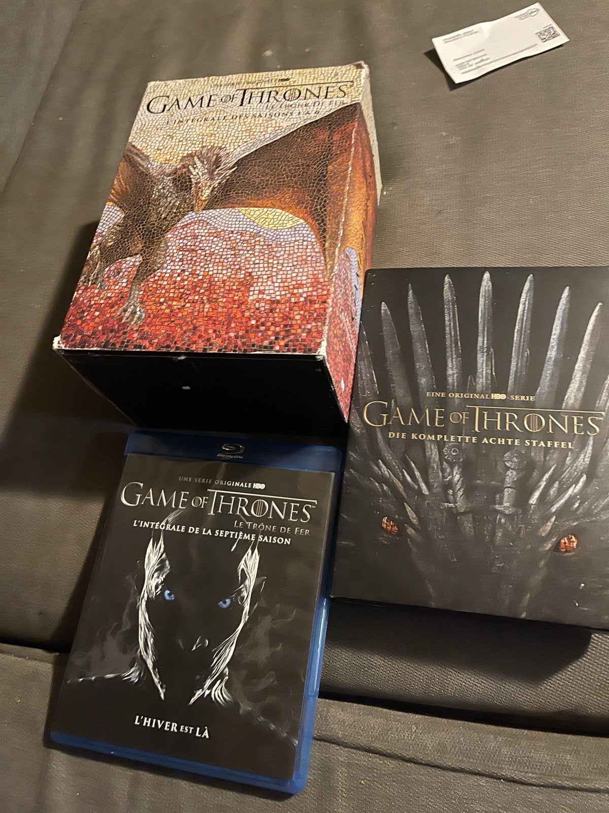 Game of Thrones Complete Serie (Seizoen 1-8) Blu-ray/DVD, Cd's en Dvd's, Vanaf 16 jaar, Nederlands, Science Fiction en Fantasy