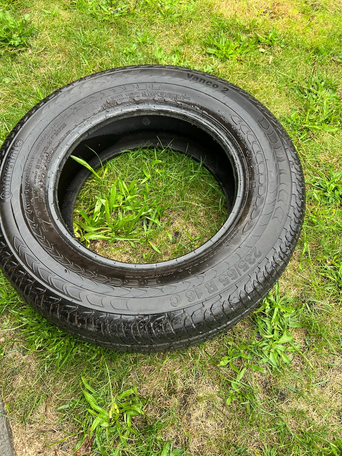 Continental Vanco 2 band 235/65 R16 C, Ophalen, Gebruikt