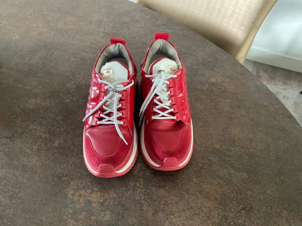 Rode dames sneakers/ Bronx / maat 40, Verzenden, Sneakers of Gympen, Gedragen, Rood
