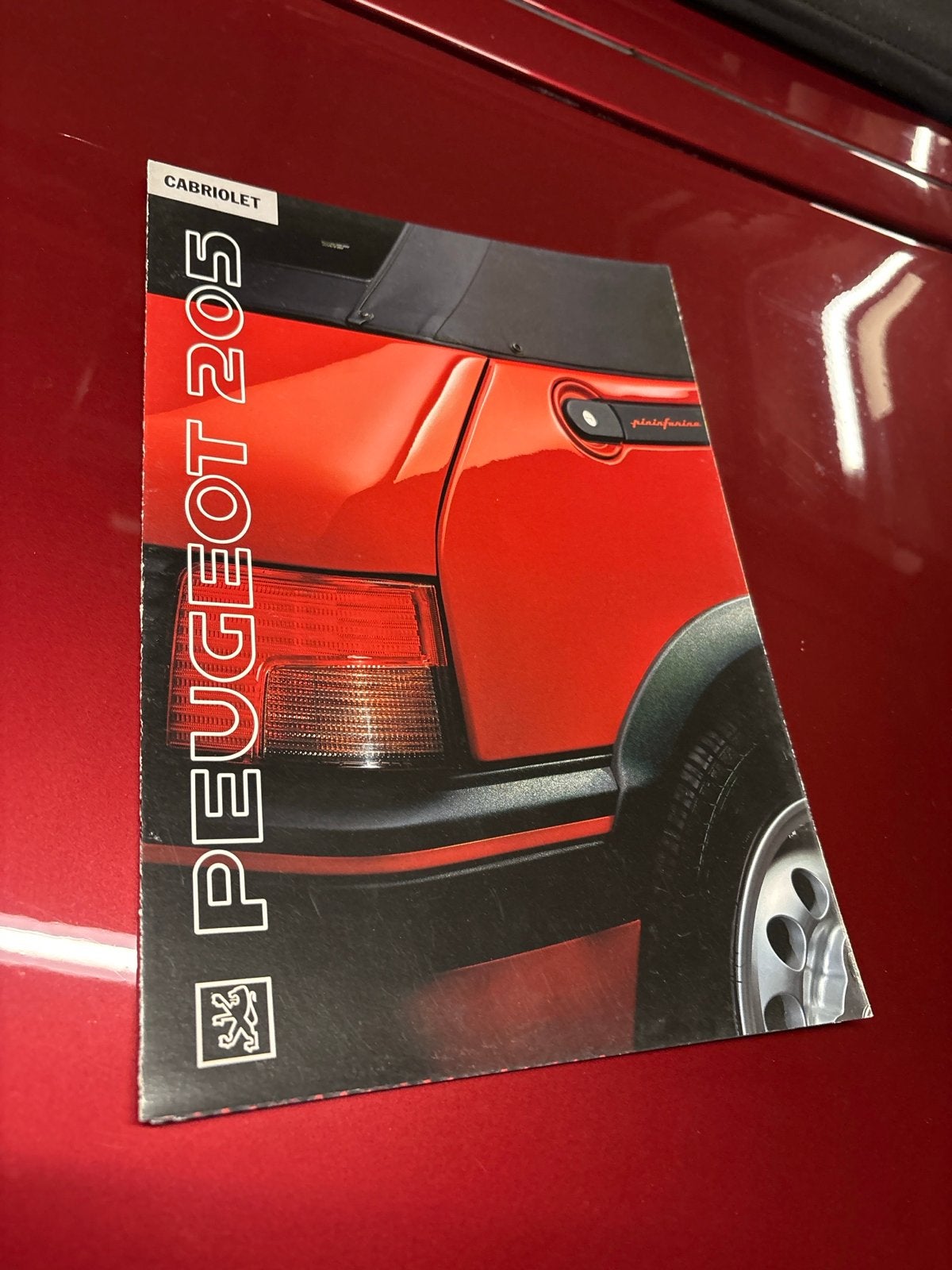 Peugeot 205 Cabriolet CTI/CJ/CJL Folder Brochure, Ophalen of Verzenden