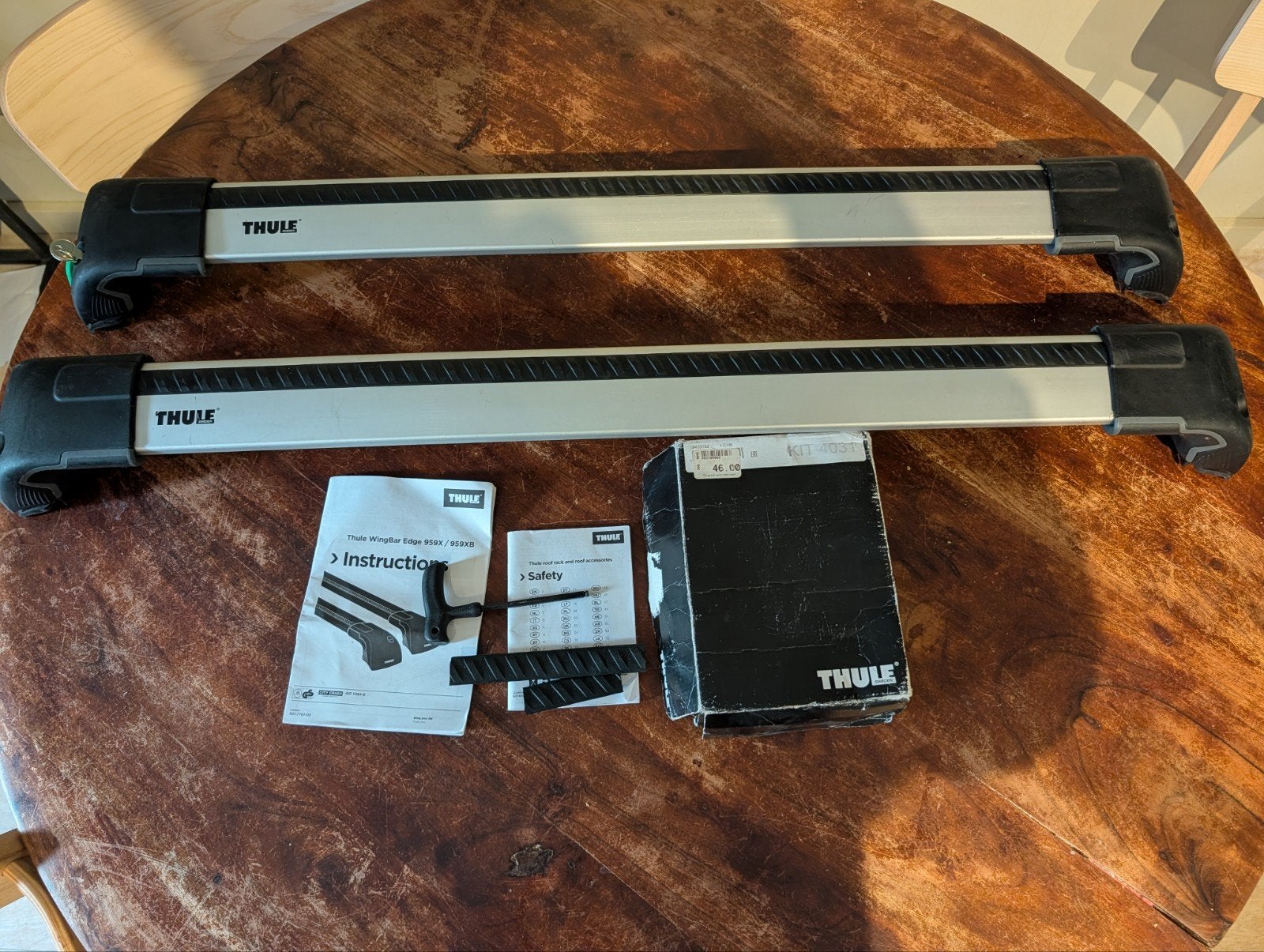 Thule Wingbar Edge 959 dakdragers, Auto diversen, Ophalen, Zo goed als nieuw