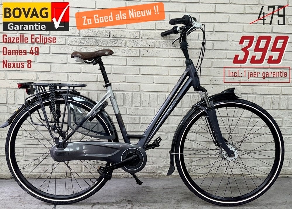 ZomerSALE ZGAN !! Gazelle - Batavus fietsen (mét garantie), Ophalen, Versnellingen, Zo goed als nieuw, 57 tot 61 cm