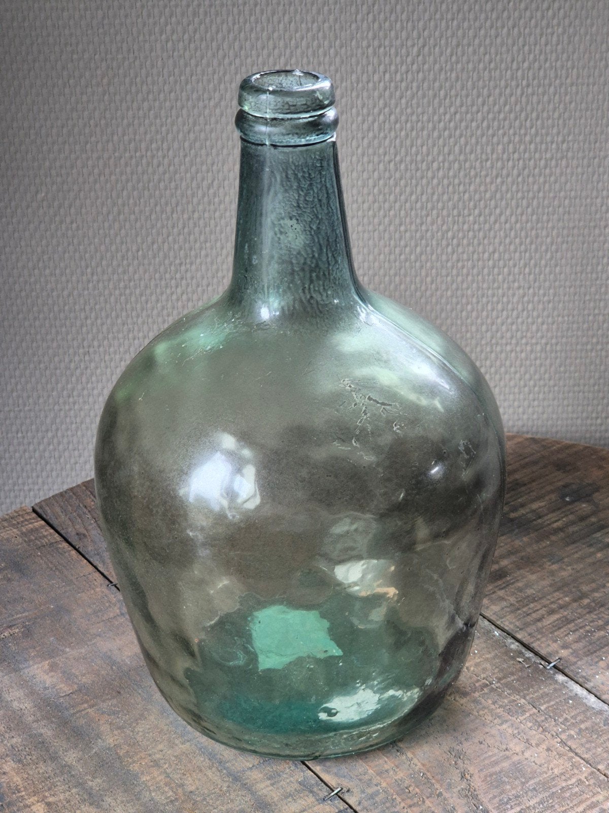blauw/groen gistfles, Ophalen of Verzenden, Blauw