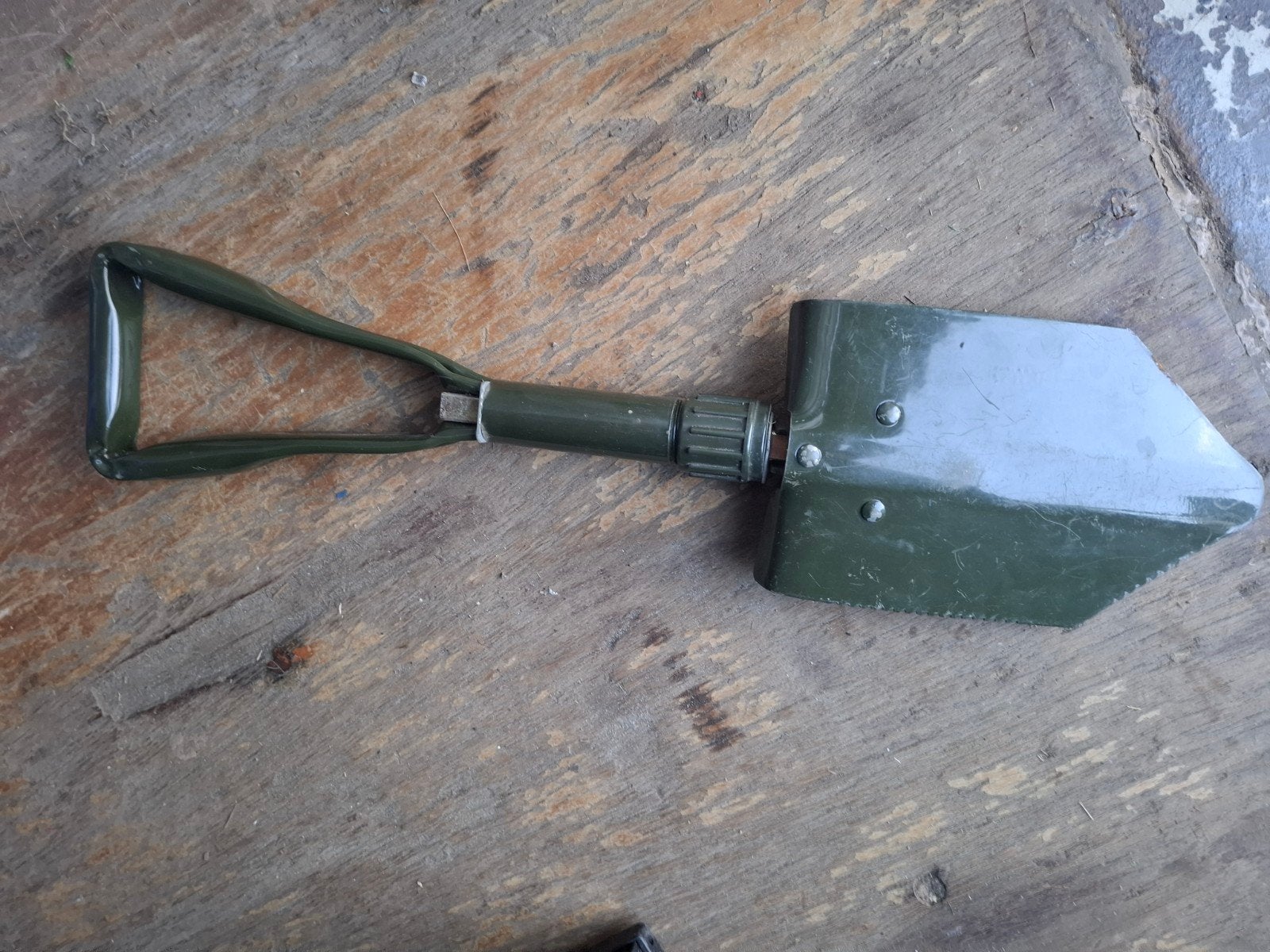 Soldaten schep, weinig gebruik sporen., Ophalen of Verzenden