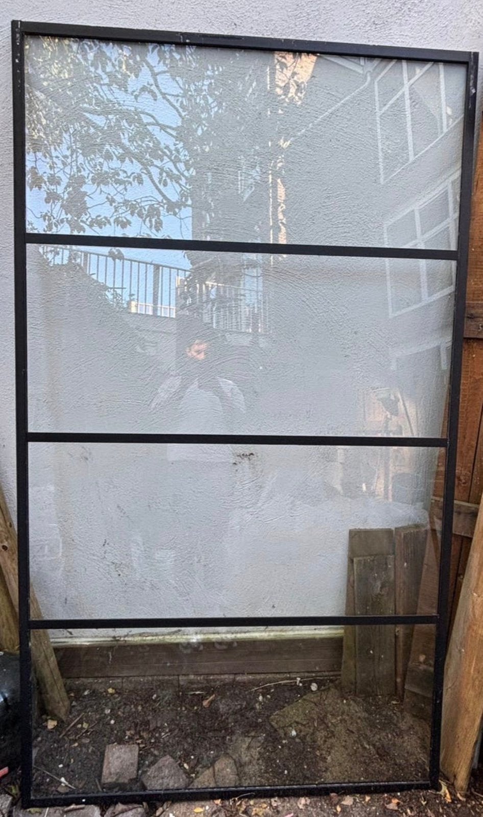Douchewand, Ophalen, Gebruikt, Glas, Douche