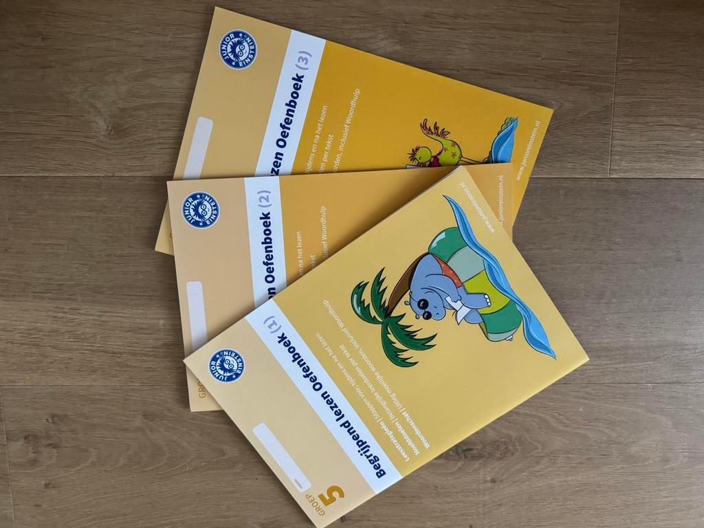 Nieuw!Group 5 Junior Einstein Begrijpend lezen1 + 2 + 3, Ophalen of Verzenden, Alpha, Zo goed als nieuw, Niet van toepassing
