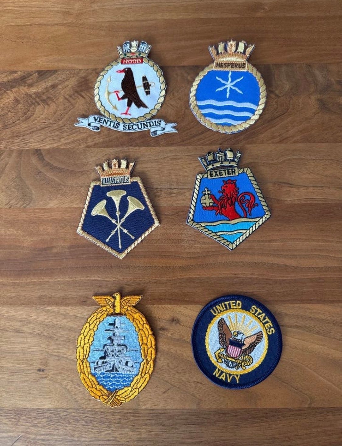 Militaire Emblemen en Badges - Diverse Marine Eenheden, Ophalen, Marine, Engeland, Embleem of Badge
