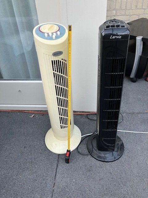 Torenventilator - Zwarte mist draaiknop, Ophalen, Gebruikt, Torenventilator