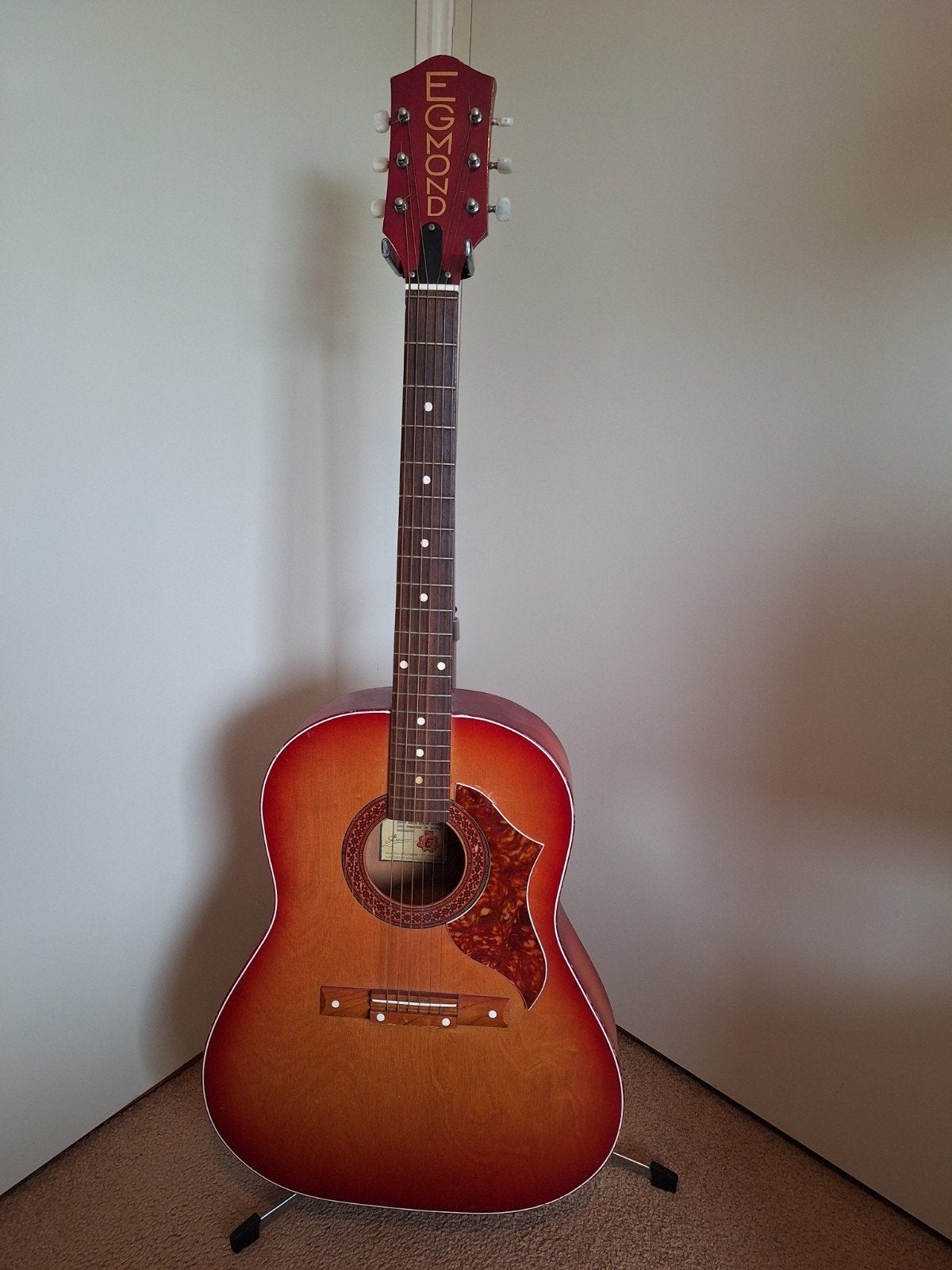 Egmond akoestische gitaar., Ophalen of Verzenden, Gebruikt, Western- of Steelstringgitaar