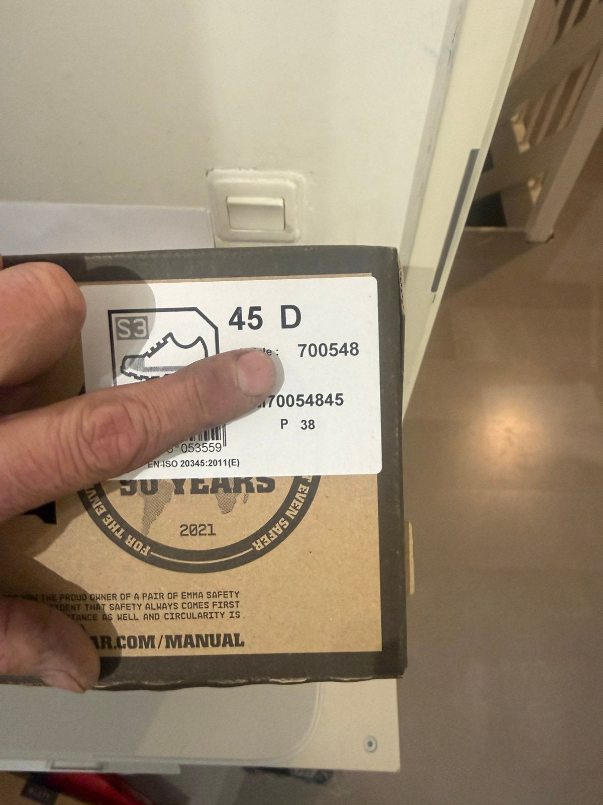 Nieuwe Emma S3 veiligheidsschoenen, maat 45, Ophalen of Verzenden, Nieuw