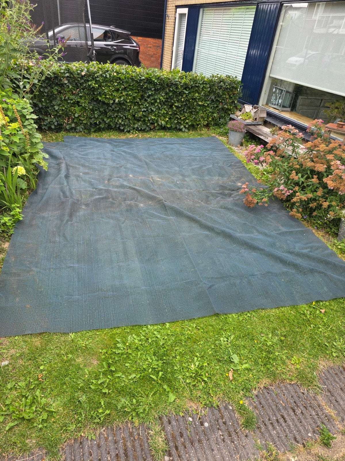 Onderkleed vouwwagen/voortent 390x300 cm, Ophalen, Gebruikt