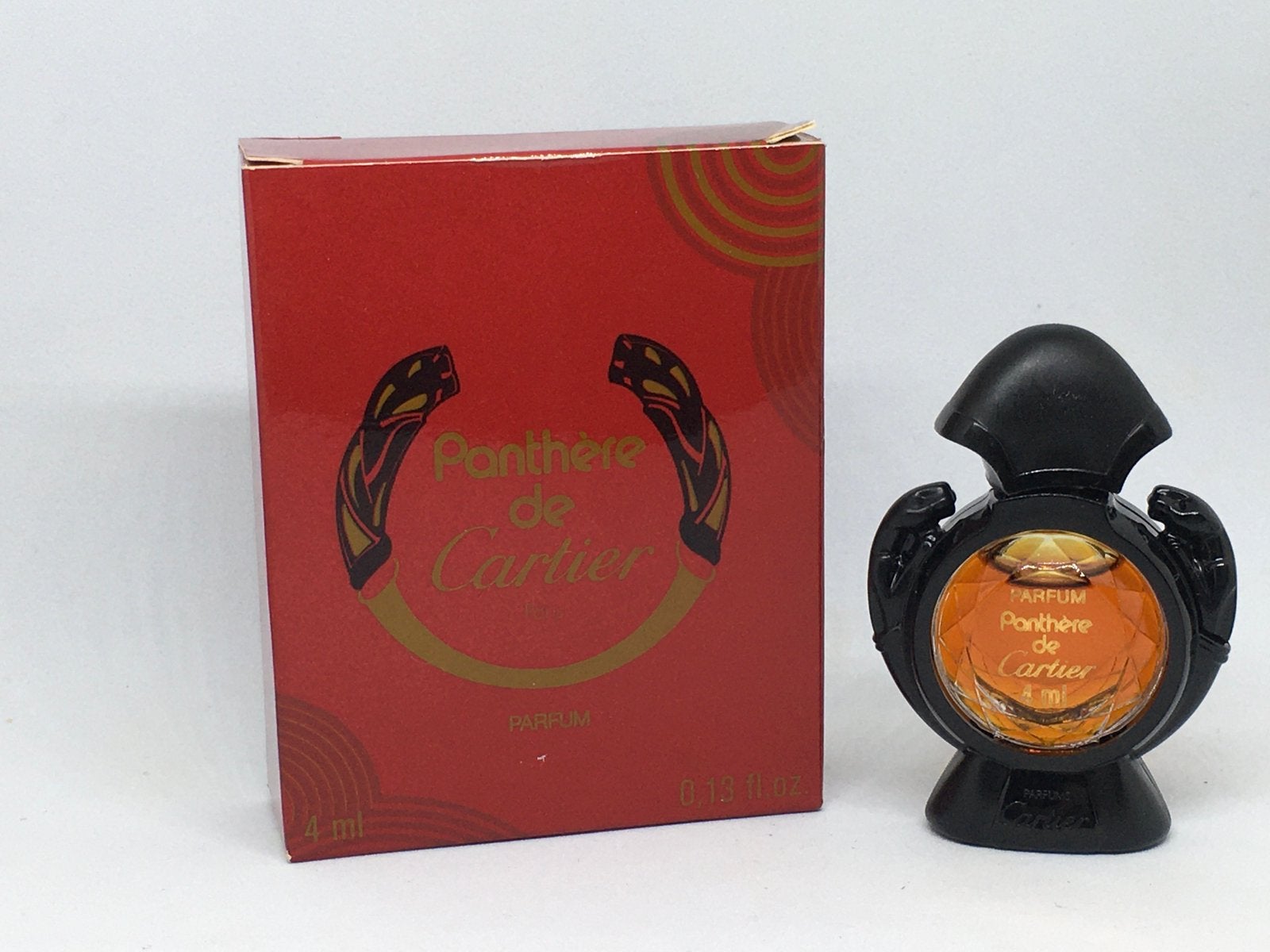 Vintage Panthere de Cartier 4 ml parfum miniatuur, Verzenden, Nieuw, Miniatuur, Gevuld