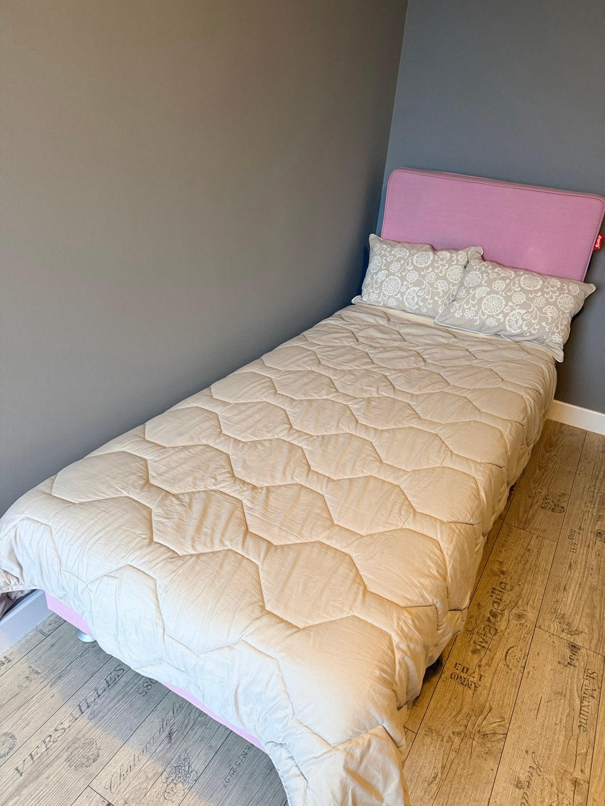 Kinder boxspring bed 90/200, Gebruikt, 90 cm, Ophalen of Verzenden, 200 cm