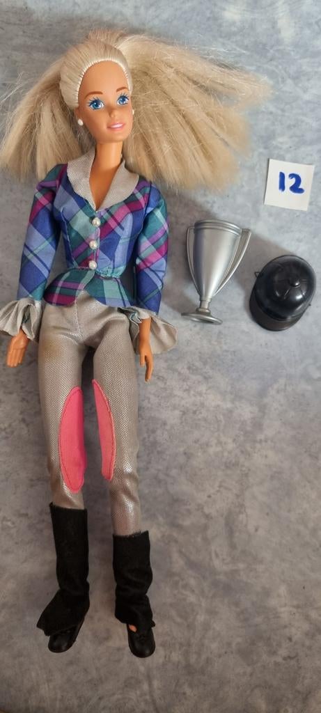 Barbie mattel 1993 malaysia paardrijbarbie paardrijden. Vint, Ophalen of Verzenden