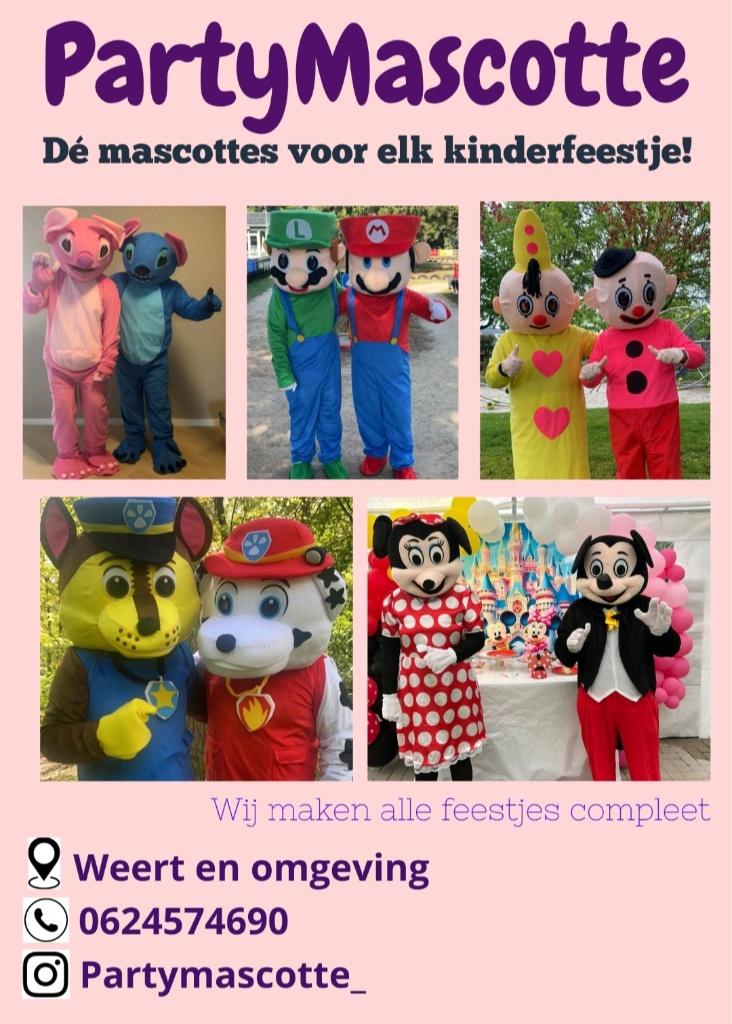 Partymascotte_, Ophalen, Nieuw