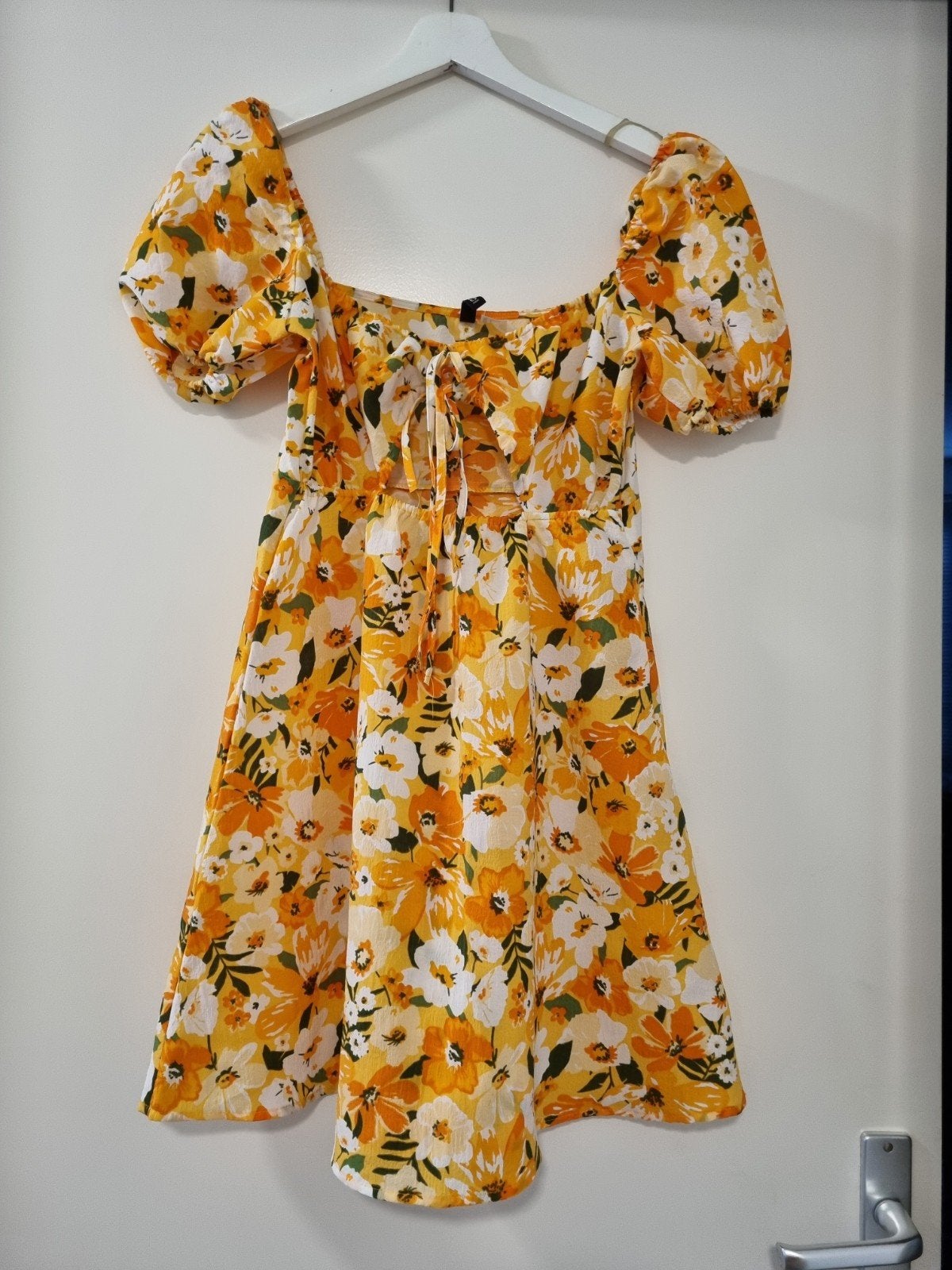Jurk -- maat XS / S -- Divided / H&M, Kleding | Dames, Geel, Ophalen of Verzenden, Maat 36 (S), Boven de knie
