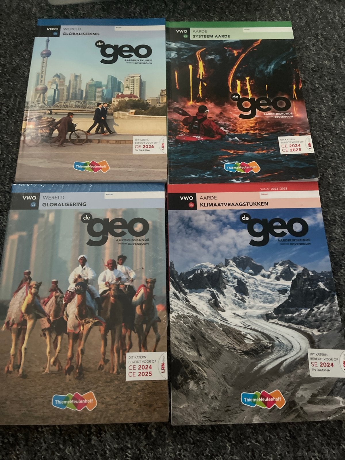De Geo Aardrijkskunde VWO, Ophalen of Verzenden, Zo goed als nieuw, VWO, Aardrijkskunde