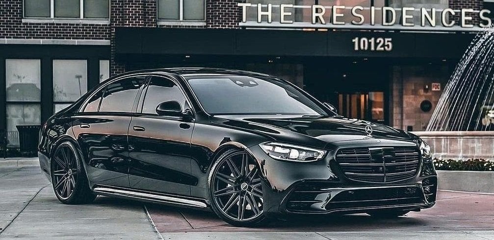 Originele 22 inch Vossen CV10 velgen banden Mercedes BMW, Auto-onderdelen, Gebruikt, 295 mm, -, -