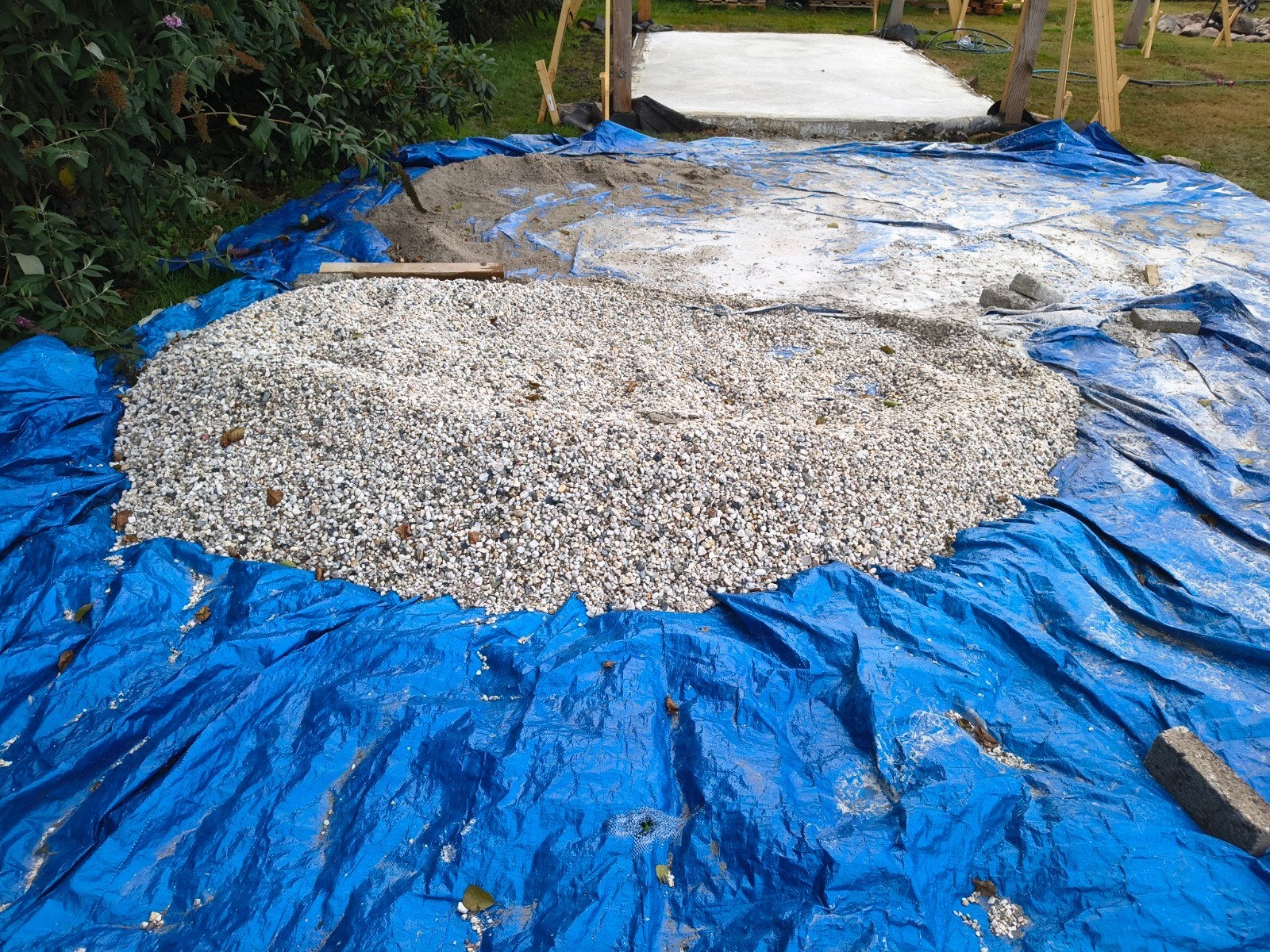 Nieuw (sier)grind voor beton/betonvloer/tuin/oprit, Tuin en Terras, Ophalen, Gebruikt, Wit, Grind