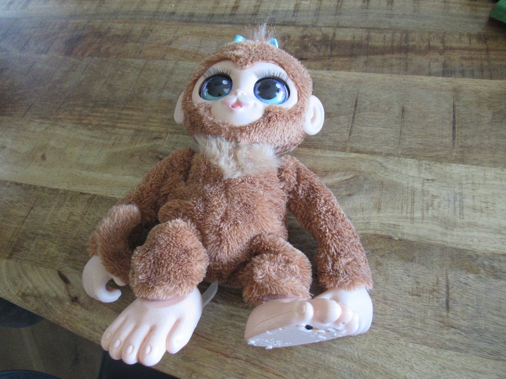 FurReal Peanut the playfulI interactieve pluchen aap. 45 cm, Kinderen en Baby's, Speelgoed | Knuffels en Pluche, Ophalen of Verzenden