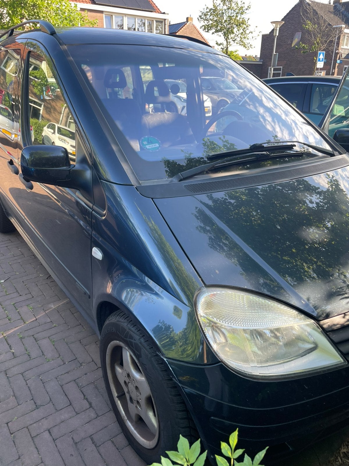 Mercedes-Benz Vaneo 1.9 2002 Zwart lees tekst goed, Auto's, Mercedes-Benz, 4 cilinders, Origineel Nederlands, Particulier, 1898 cc