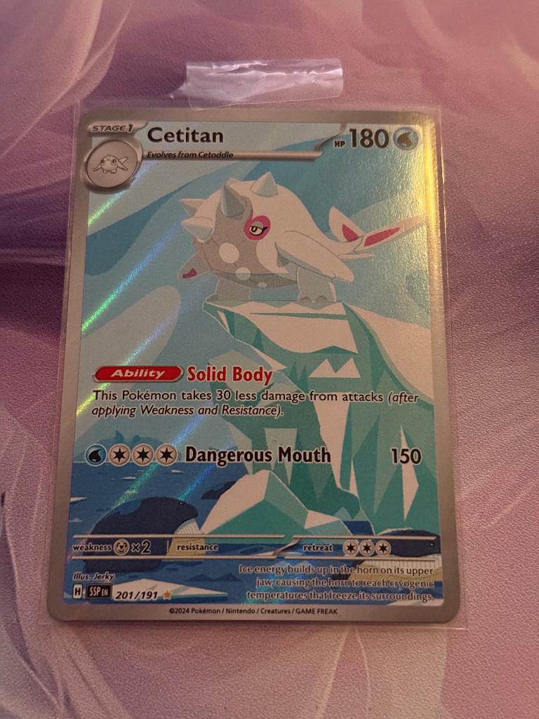 Pokemon cetitan 201/191, Verzenden, Nieuw, Losse kaart, Foil