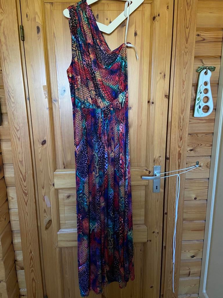 Jurk lang rood Agressif paris Oto 57 lengte 155, Kleding | Dames, Ophalen of Verzenden, Zo goed als nieuw, Rood, Jurk