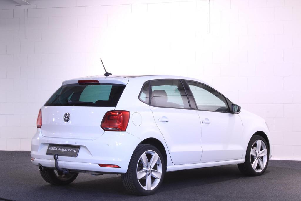 Volkswagen Polo 1.2 TSI Highline | Trekhaak | Apple CarPlay, Auto's, Volkswagen, Stof, 4 cilinders, Wit, Origineel Nederlands