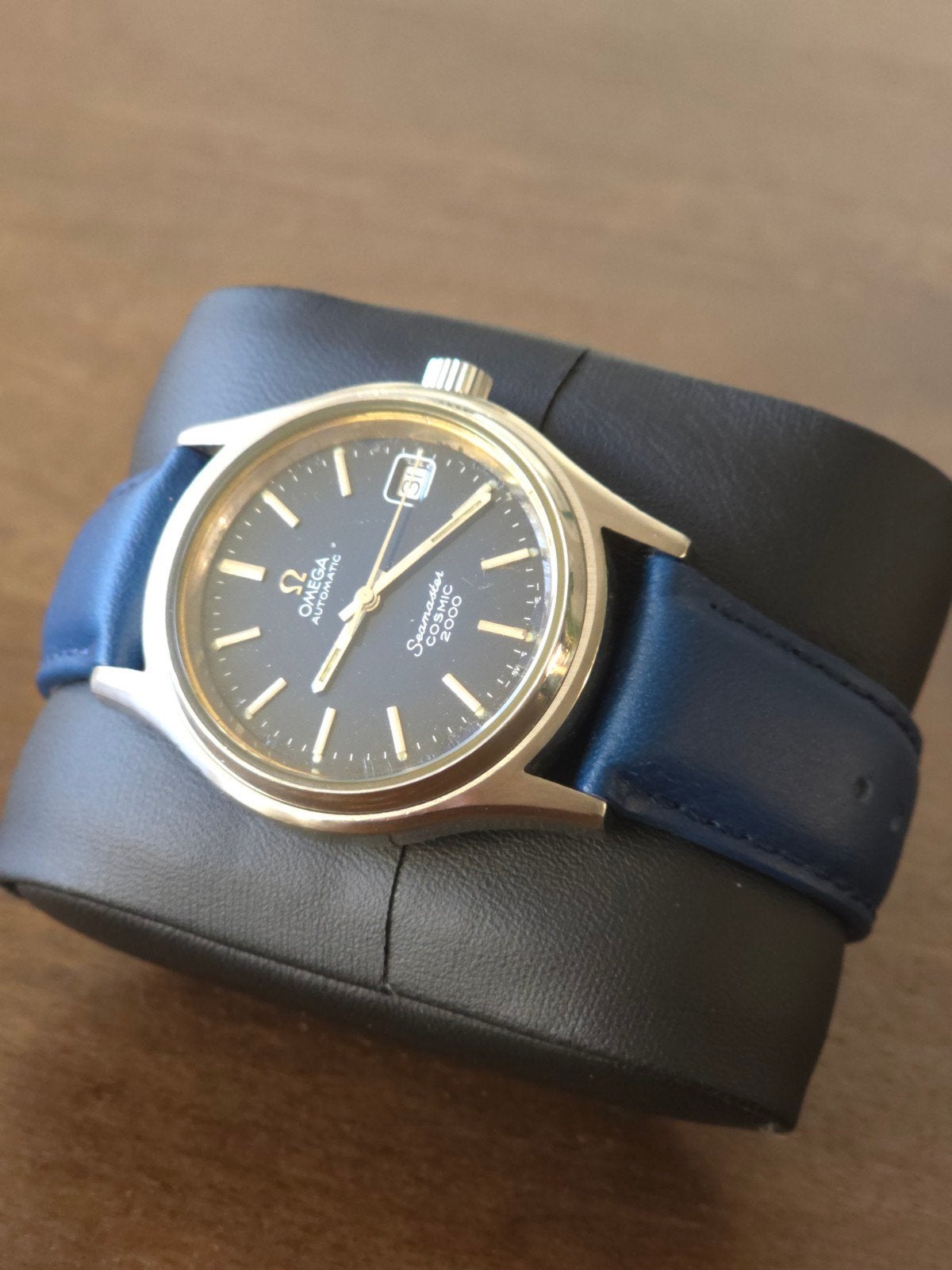 Omega Seamaster Cosmic 2000, Staal, Met bandje, Verzenden, Polshorloge