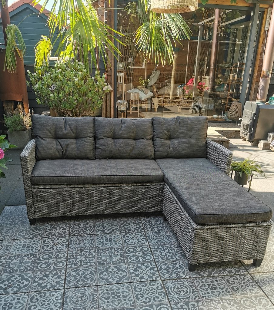 Mooie lounge.. Tuinset /balkon set, Tuin en Terras, Tuinsets en Loungesets, Ophalen, Hocker, 2 zitplaatsen